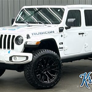 Lifted 2022 Jeep Wrangler Unlimited Rubicon 4xe w/ Cold Weather, Advanced Safety & Sky Top