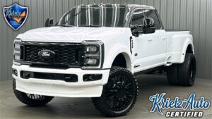 Lifted 2024 Ford F-450SD Lariat Ultimate Long Bed w/ COLORMATCH, 678A & Moonroof