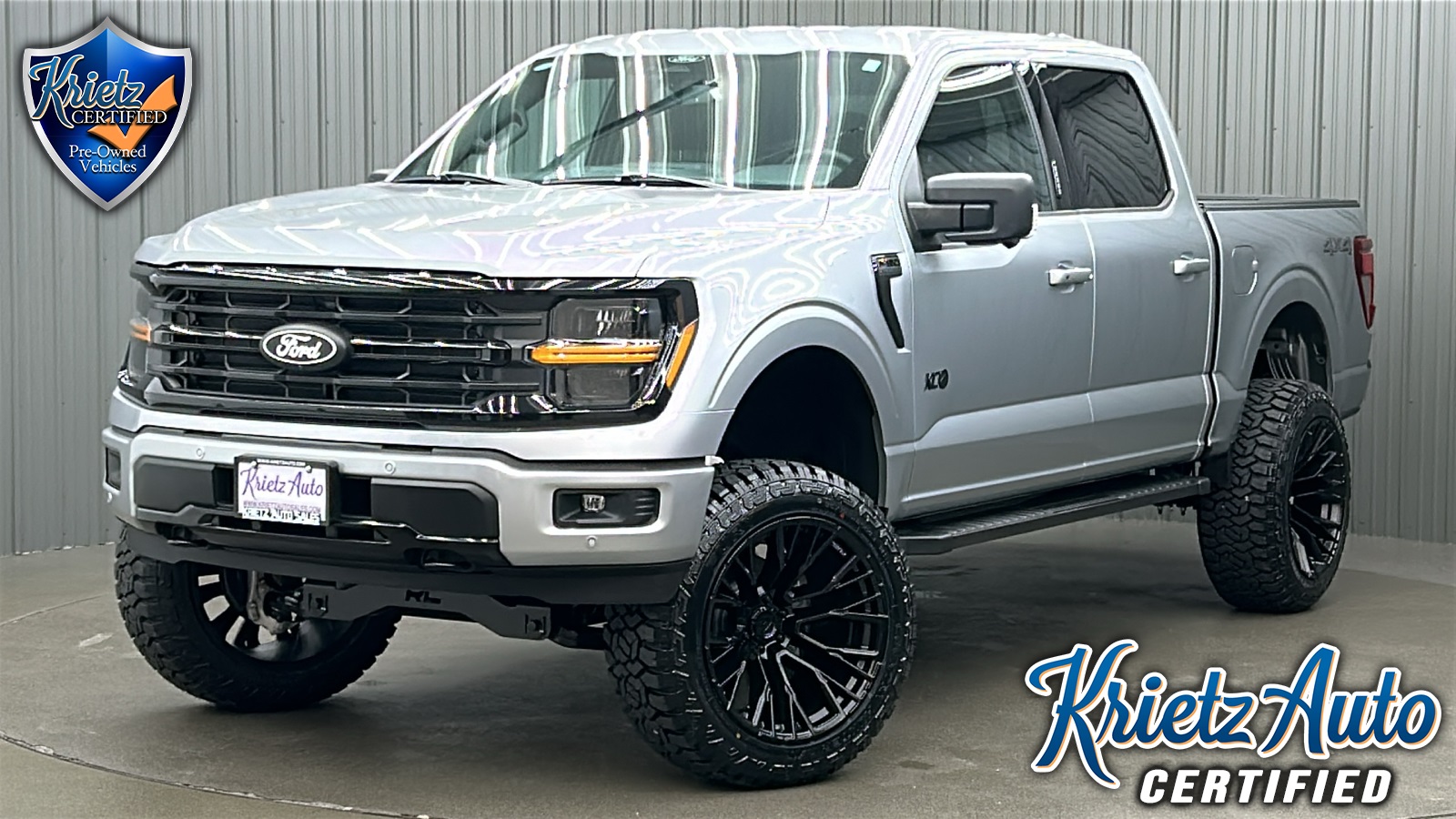 Lifted 2024 Ford F-150 XLT Black Package Short Bed w/ 302A