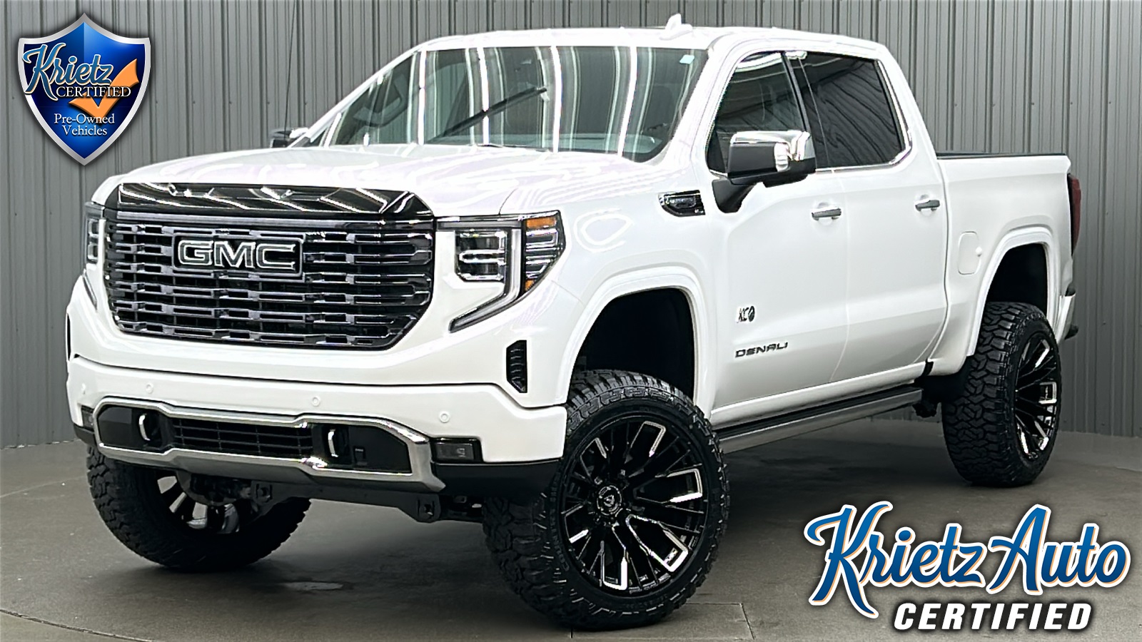 Lifted 2025 GMC Sierra 1500 Denali Ultimate Short Bed w/ Tech & Sunroof