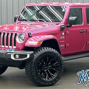 Lifted 2022 Jeep Wrangler Unlimited Sahara 4xe w/ Cold Weather, Advanced Safety & Hard Top