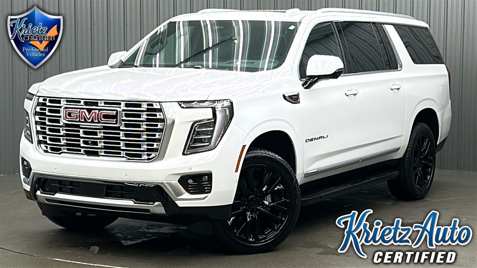 2025 GMC Yukon XL Denali w/ Rear Media, Super Cruise & Sunroof