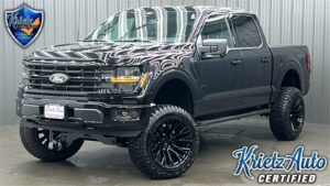 Lifted 2024 Ford F-150 XLT Black Pkg Short Bed w/ 302A