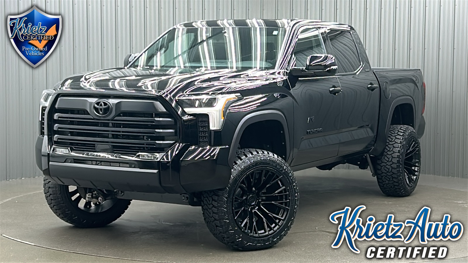 Lifted 2025 Toyota Tundra Hybrid Limited Short Bed w/ Moonroof