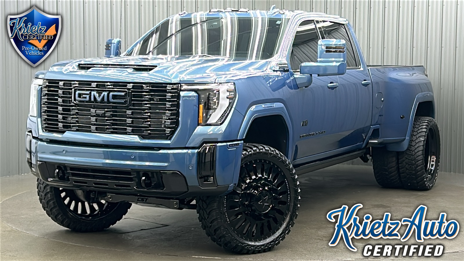 Lifted 2025 GMC Sierra 3500HD Denali Ultimate Long Bed w/ COLORMATCH & Sunroof