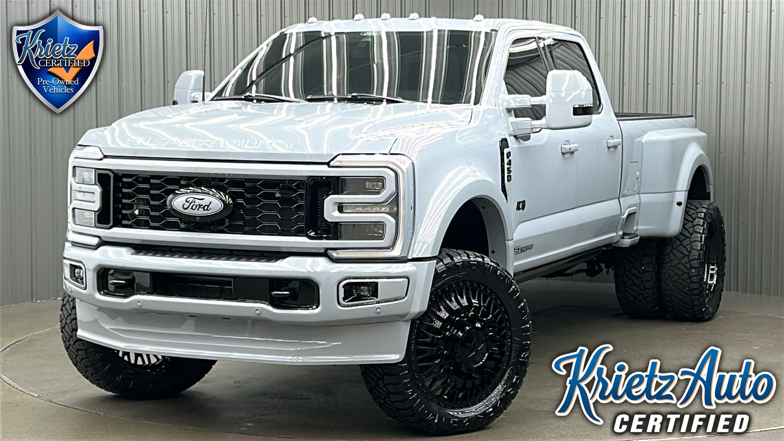 Lifted 2024 Ford F-450SD Platinum Long Bed w/ COLORMATCH, 773A & Moonroof