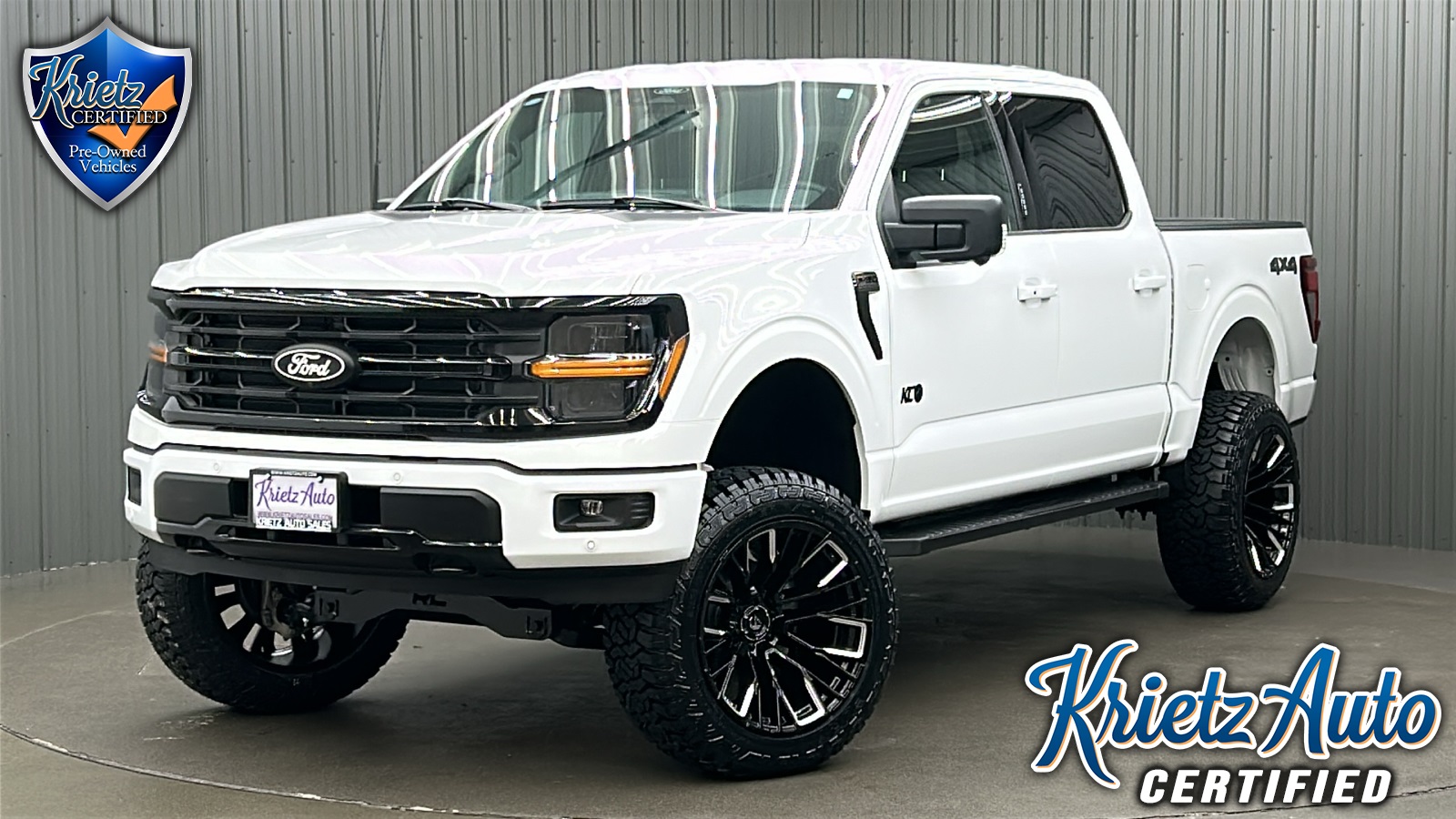 Lifted 2024 Ford F-150 XLT Black Package Short Bed w/ 302A