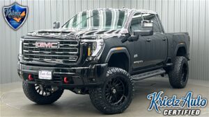 Lifted 2025 GMC Sierra 2500HD AT4 Preferred Short Bed w/ Tech & Sunroof