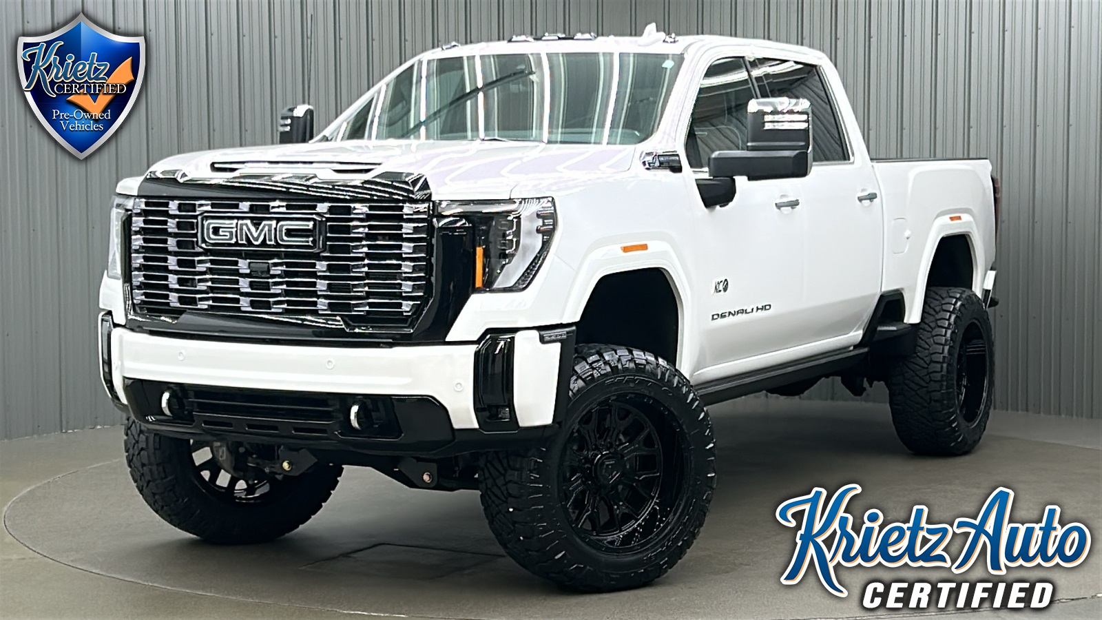 Lifted 2025 GMC Sierra 3500HD Denali Ultimate Short Bed w/ Sunroof