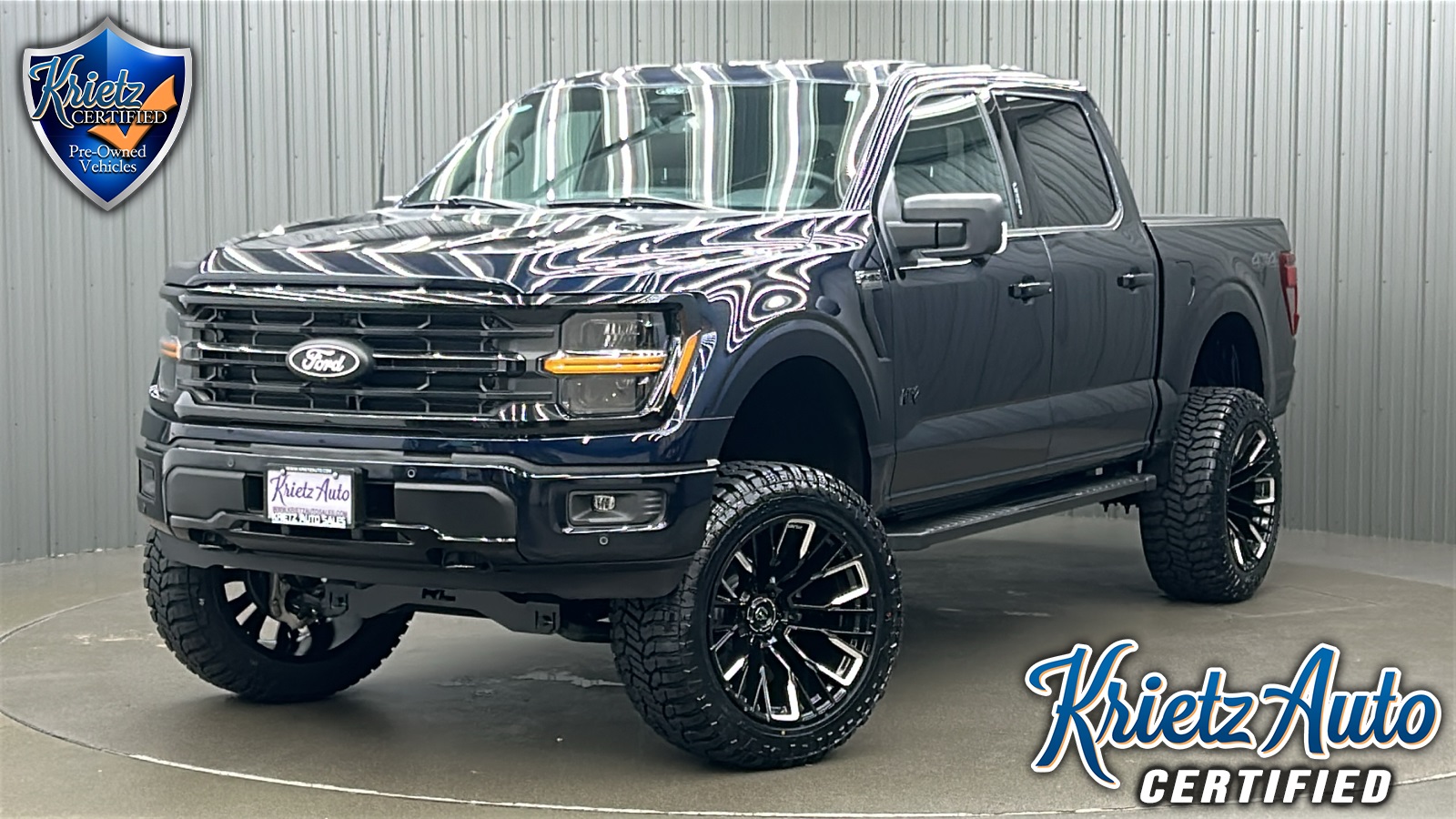 Lifted 2024 Ford F-150 XLT Black Package Short Bed w/ 302A