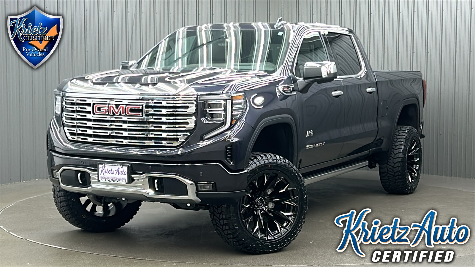 Lifted 2025 GMC Sierra 1500 Denali Reserve Long Bed w/ Tech & Sunroof