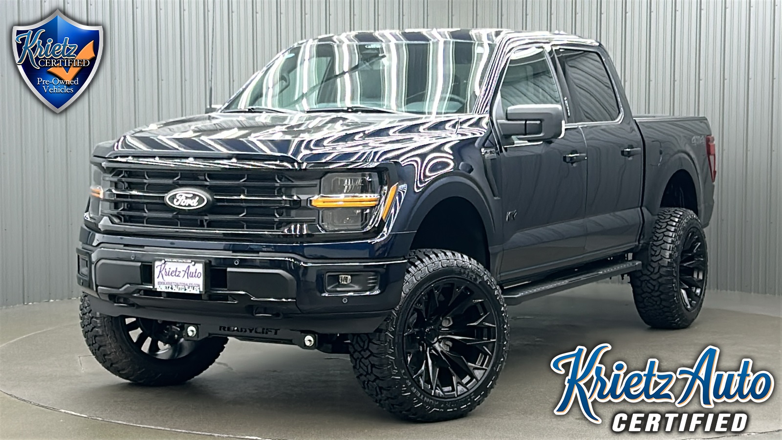 Lifted 2024 Ford F-150 XLT Black Package Short Bed w/ 302A