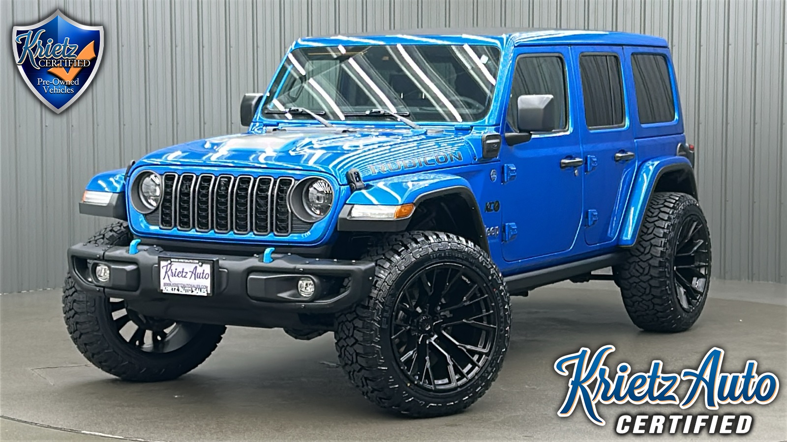 Lifted 2024 Jeep Wrangler Rubicon X 4xe w/ Sky One-Touch Power-Top