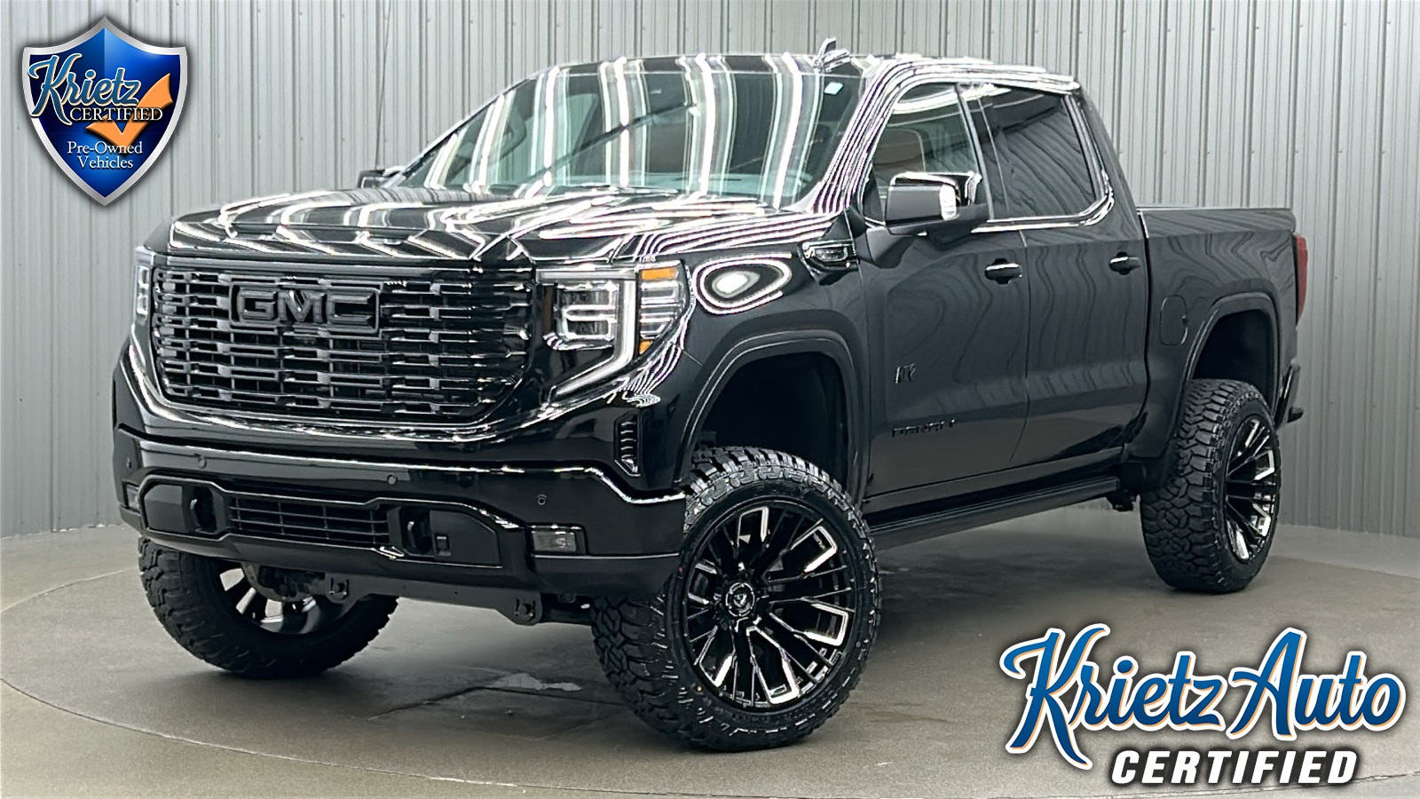 Lifted 2025 GMC Sierra 1500 Denali Ultimate Short Bed w/ COLORMATCH, Super Cruise & Sunroof