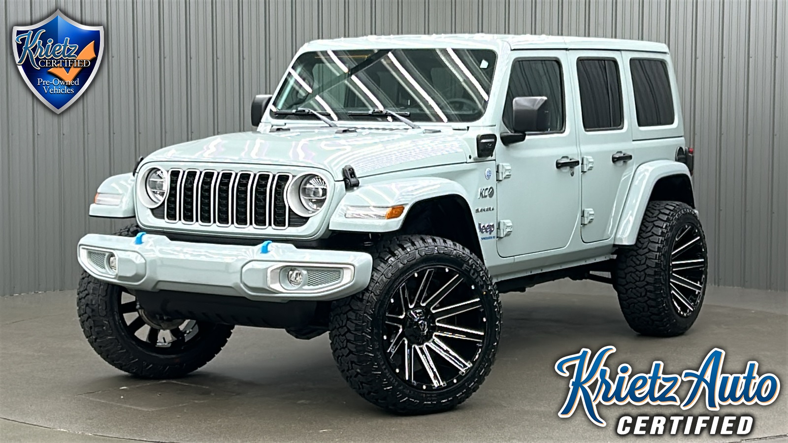Lifted 2024 Jeep Wrangler Sahara 4xe