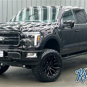 Lifted 2024 Ford F-150 Lariat Black Pkg Short Bed w/ 501A & Moonroof