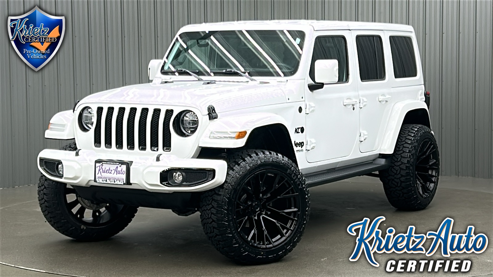 Lifted 2022 Jeep Wrangler Unlimited Sahara High Altitude