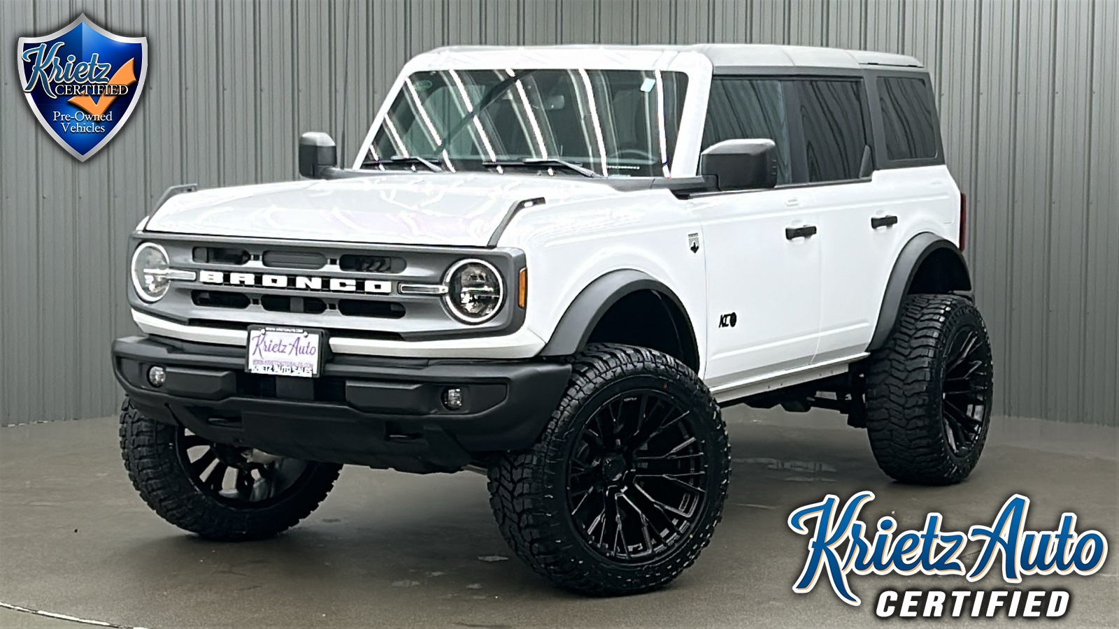 Lifted 2023 Ford Bronco Big Bend w/ 222A Mid Pkg & Hard Top