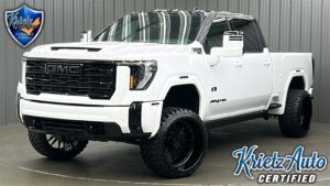 Lifted 2025 GMC Sierra 2500HD AT4 Premium Plus Short Bed w/ COLORMATCH, Tech & Sunro