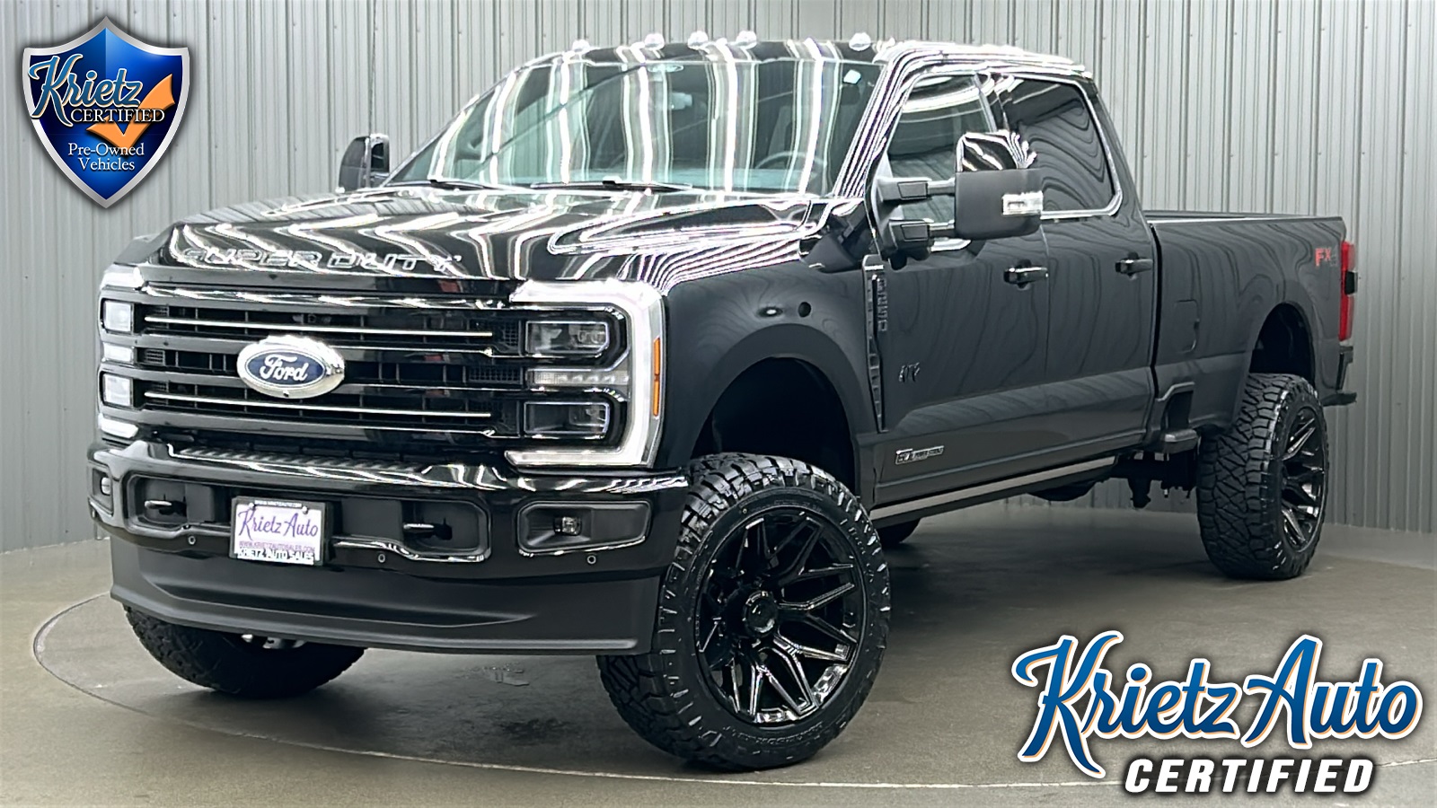 Lifted 2025 Ford F-250SD Platinum Long Bed FX4 w/ 703A & Moonroof