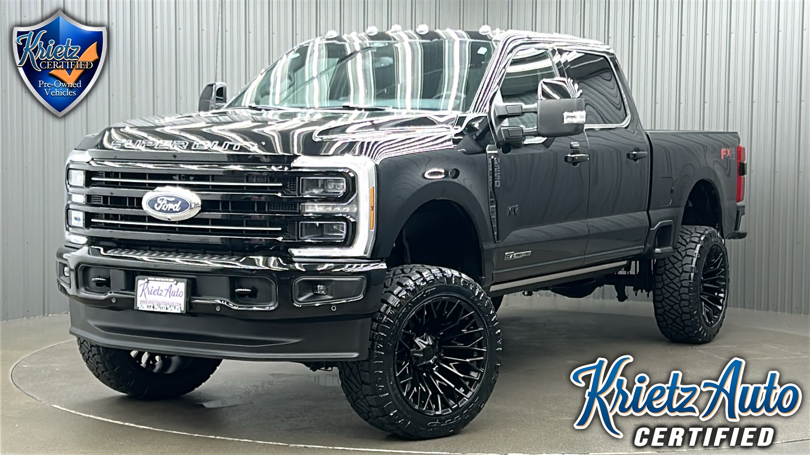 Lifted 2025 Ford F-250SD Platinum FX4 Short Bed w/ 703A & Moonroof
