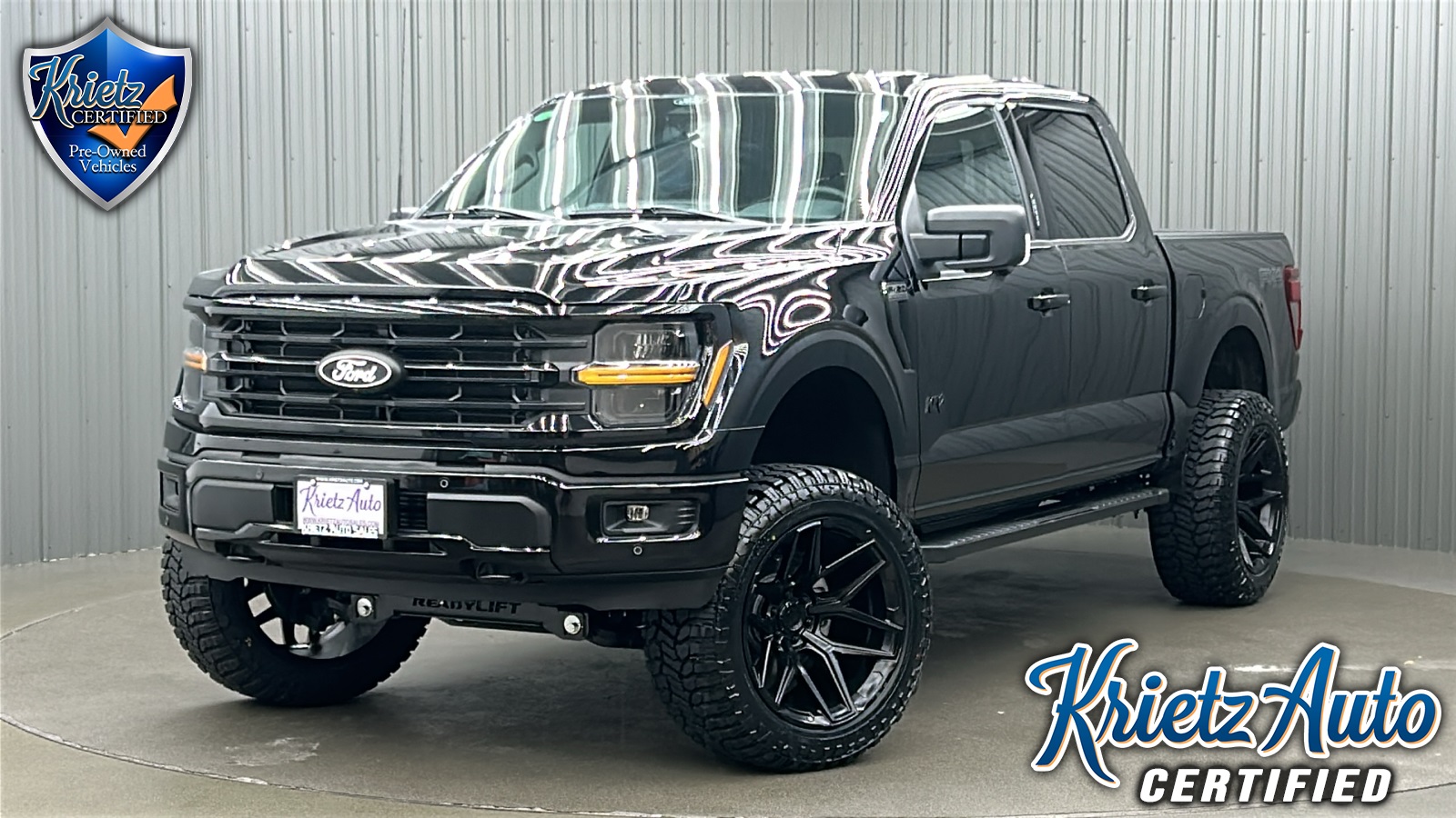 Lifted 2024 Ford F-150 XLT Black Package FX4 w/ 302A