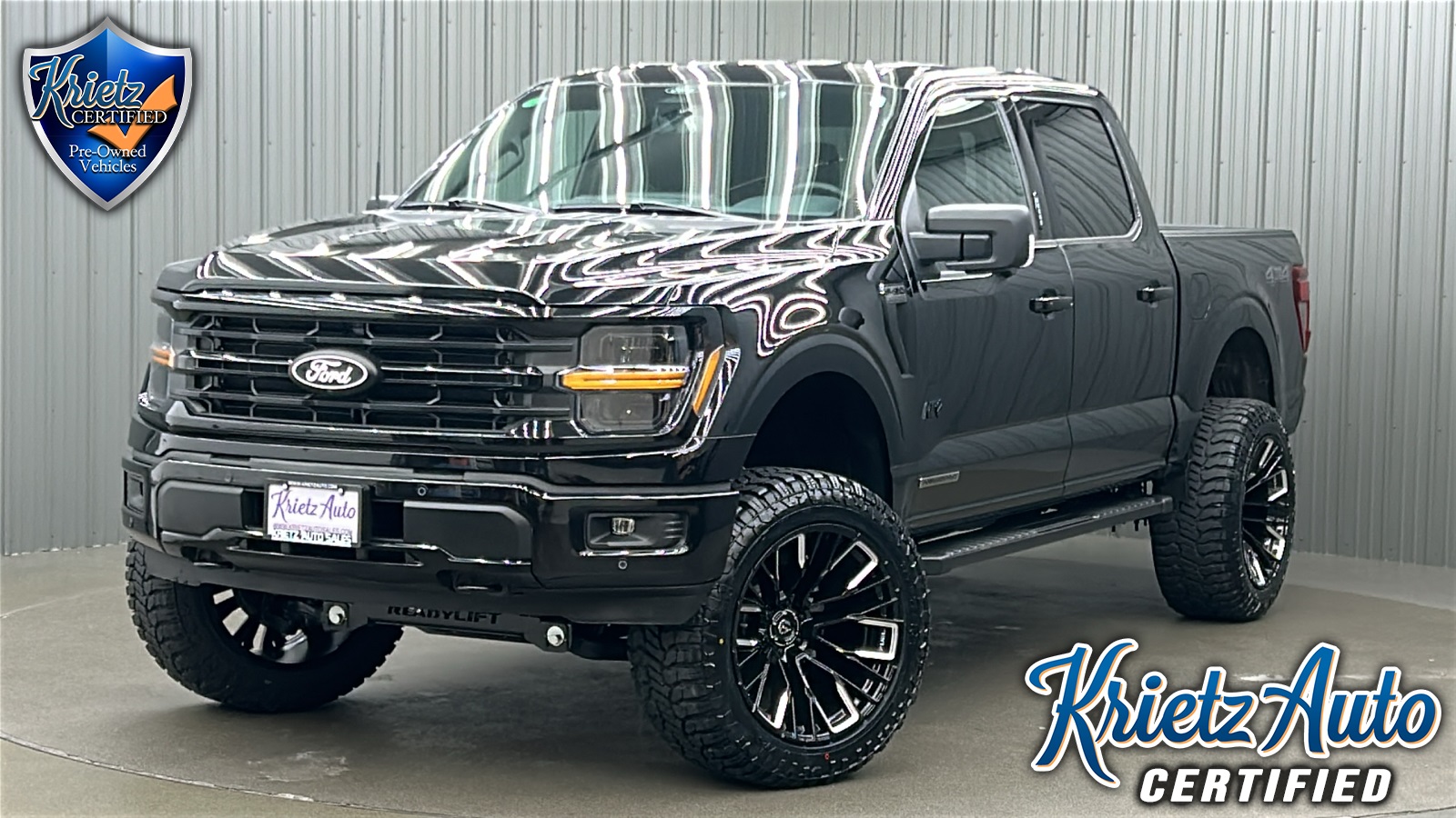 Lifted 2024 Ford F-150 XLT Black Package Short Bed w/ 302A