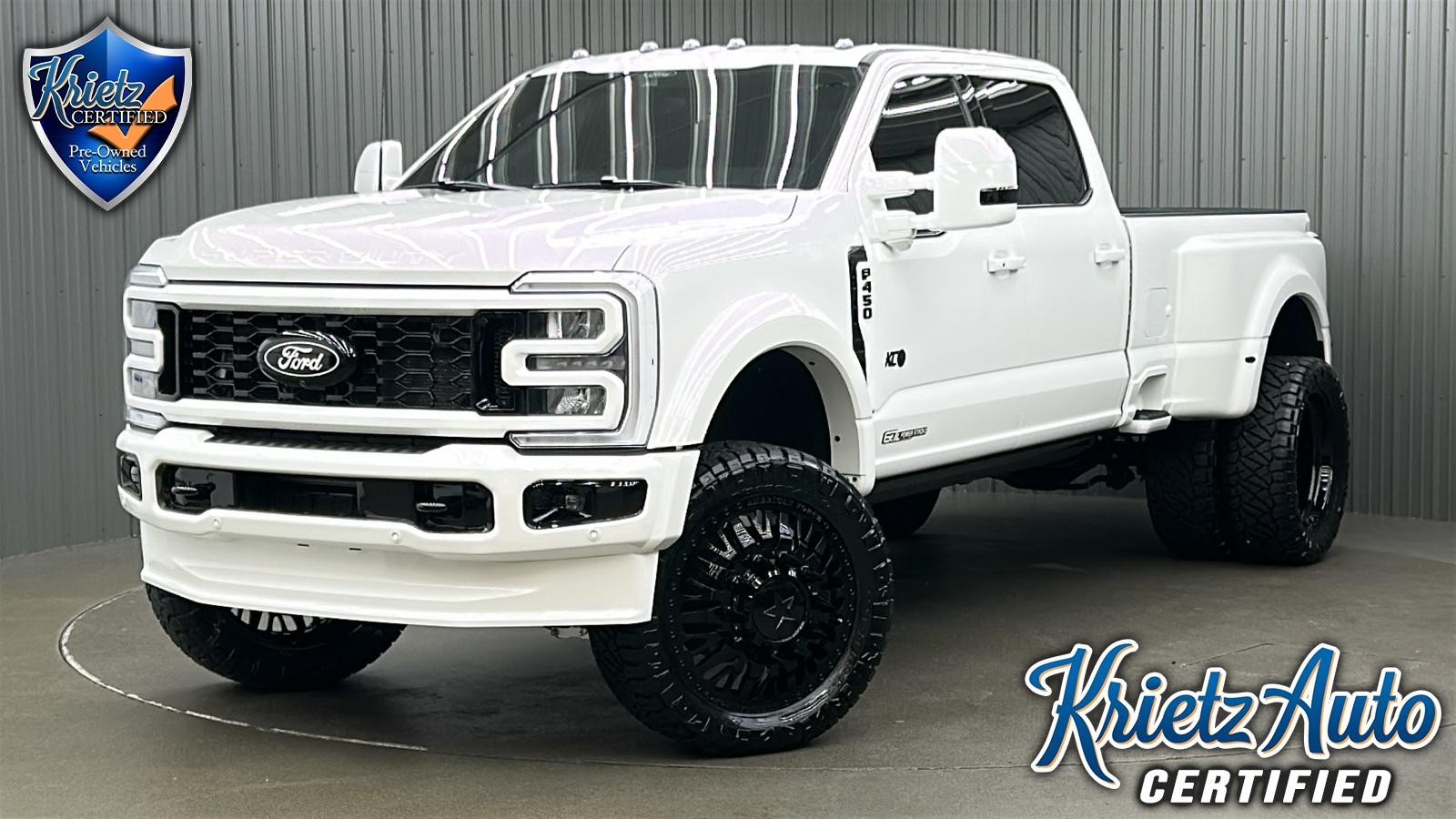 Lifted 2024 Ford F-450SD King Ranch Long Bed FX4 w/ COLORMATCH, 770A & Moonroof