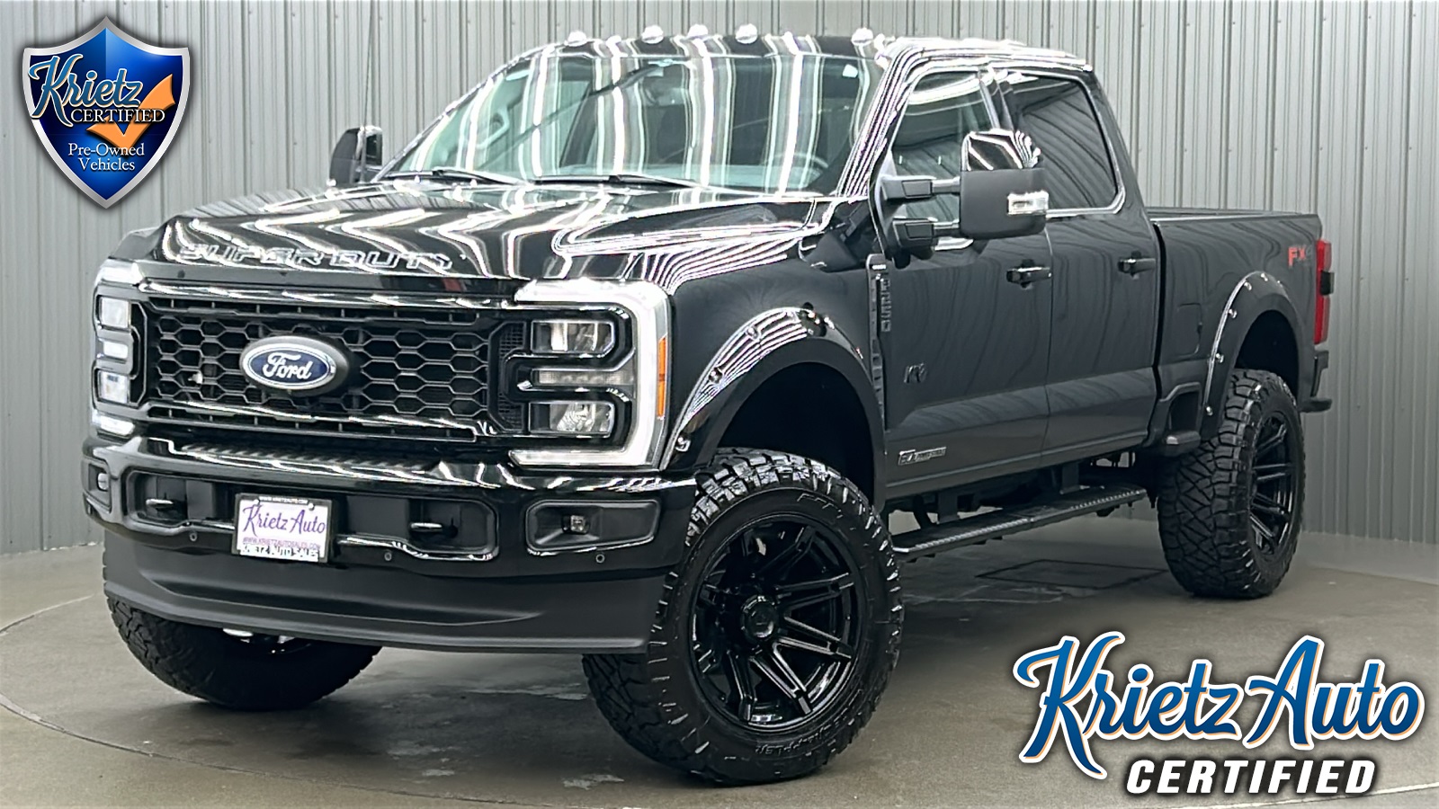 Lifted 2023 Ford F-250SD Lariat Ultimate Sport Pk FX4 Short Bed w/ 608A & Moonroof