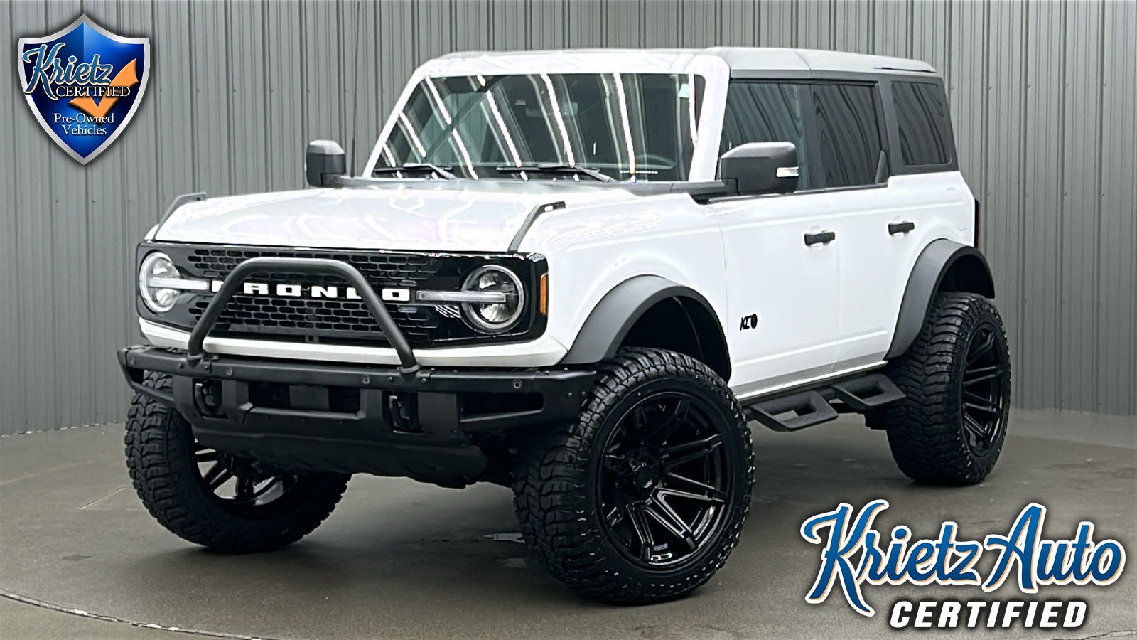 Lifted 2023 Ford Bronco Wildtrak w/ 354A Lux Pkg, Sasquatch & Hard Top