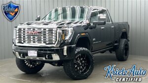 Lifted 2024 GMC Sierra 2500HD Denali Reserve Short Bed w/ Power Steps & Sunroof