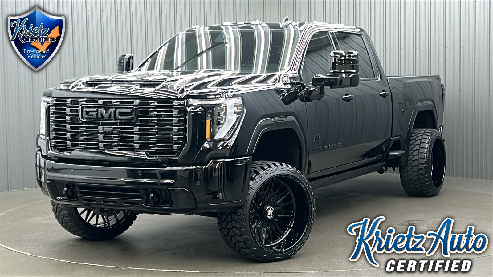 Lifted 2024 GMC Sierra 3500HD Denali Reserve Short Bed w/ COLORMATCH & Sunroof