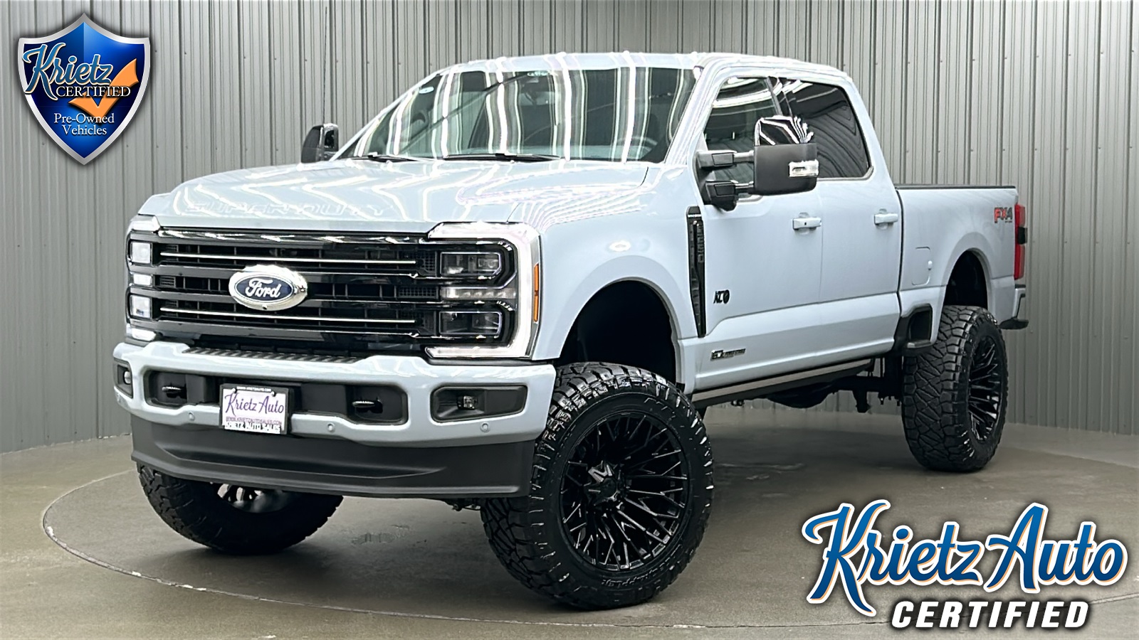 Lifted 2025 Ford F-250SD Platinum Short Bed FX4 w/ 703A & Moonroof