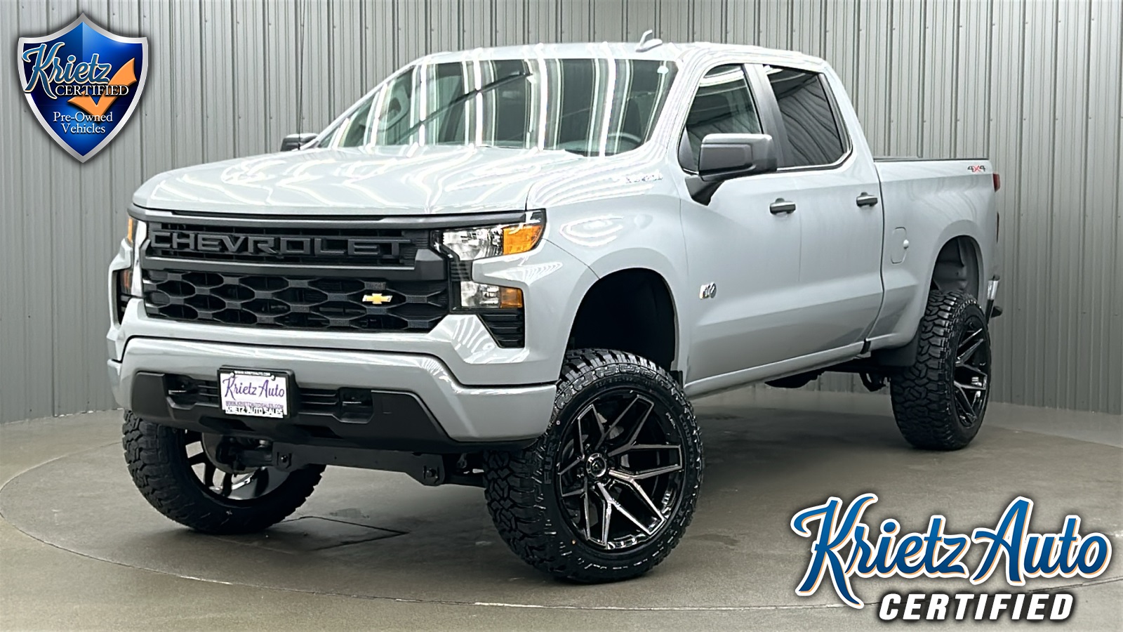 Lifted 2024 Chevrolet Silverado 1500 Custom Short Bed