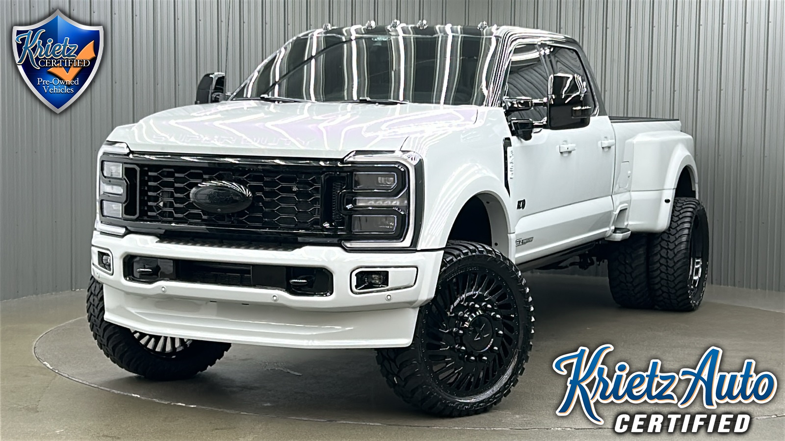 Lifted 2025 Ford F-450SD Platinum PLUS Long Bed w/ COLORMATCH, 773A & Moonroof
