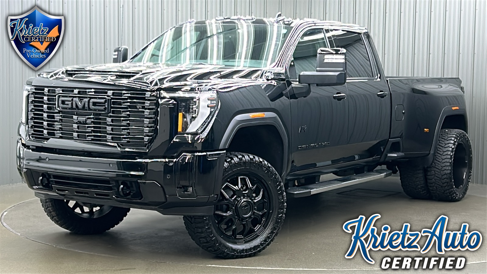 Lifted 2025 GMC Sierra 3500HD Denali Long Bed w/ COLORMATCH, Tech & Sunroof