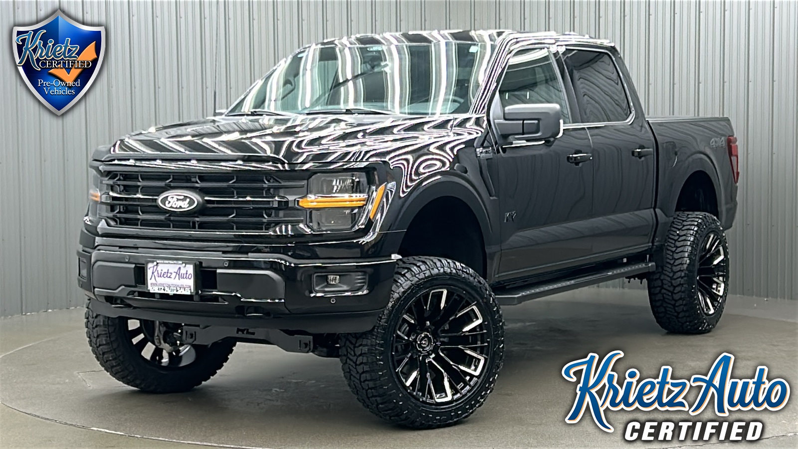Lifted 2025 Ford F-150 XLT Black Package Short Bed w/ 302A