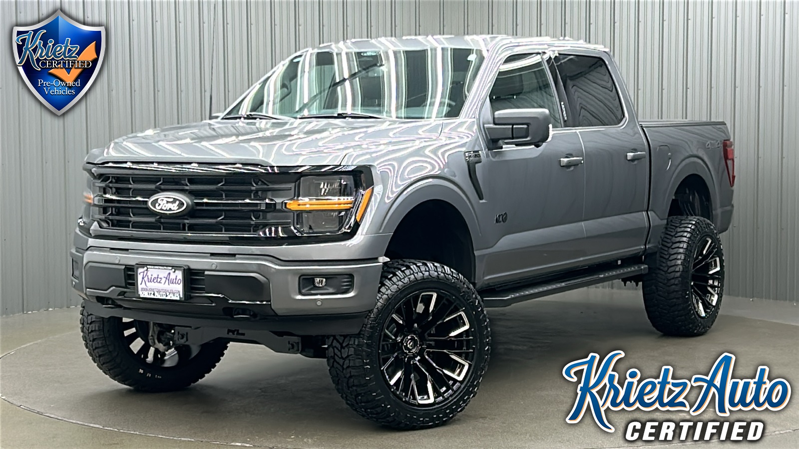 Lifted 2024 Ford F-150 XLT Black Package Short Bed w/ 302A