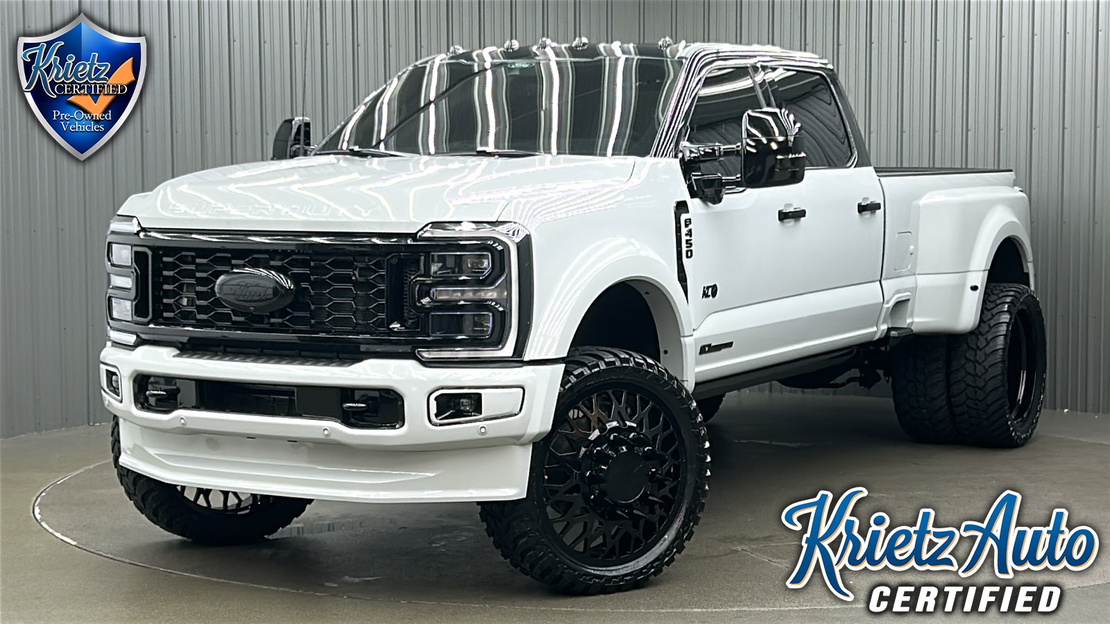 Lifted 2025 Ford F-450SD Platinum PLUS Long Bed w/ COLORMATCH, 773A & Moonroof