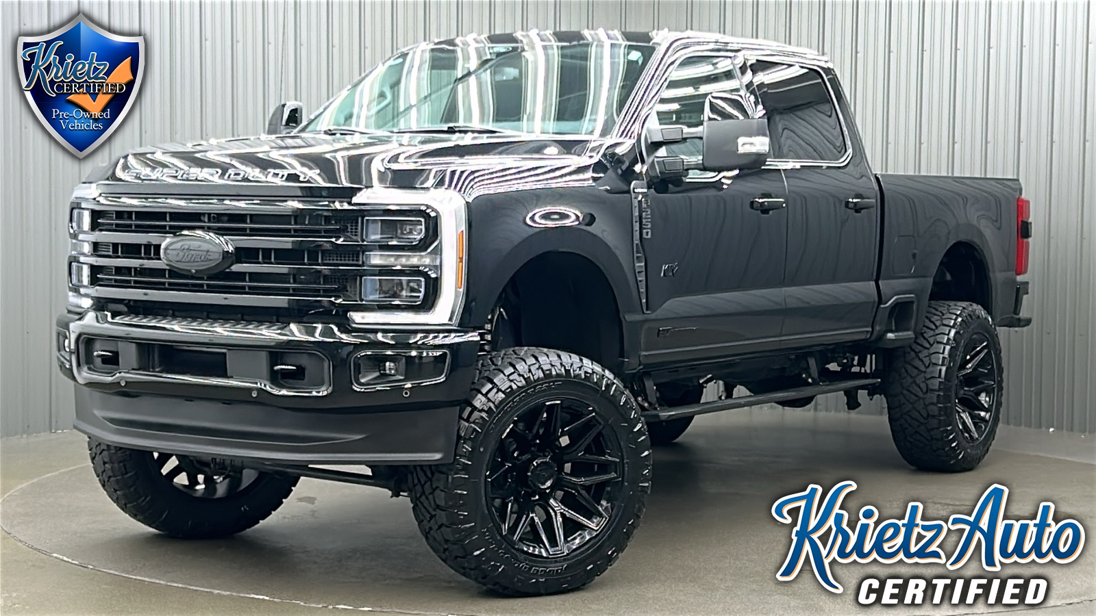 Lifted 2024 Ford F-250SD Limited Short Bed w/ COLROMATCH, 708A & Moonroof