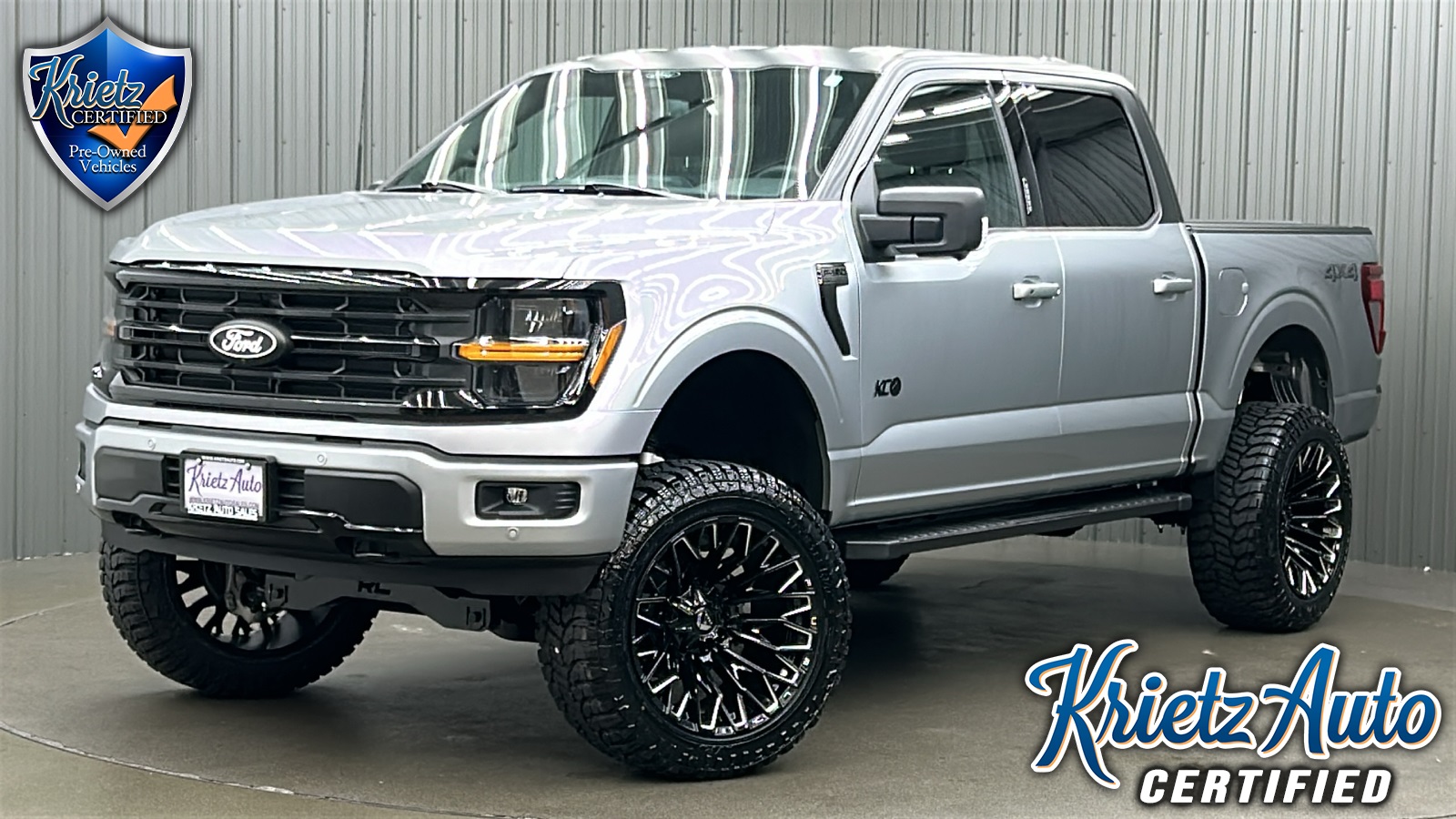 Lifted 2024 Ford F-150 XLT Black Package Short Bed w/ 302A