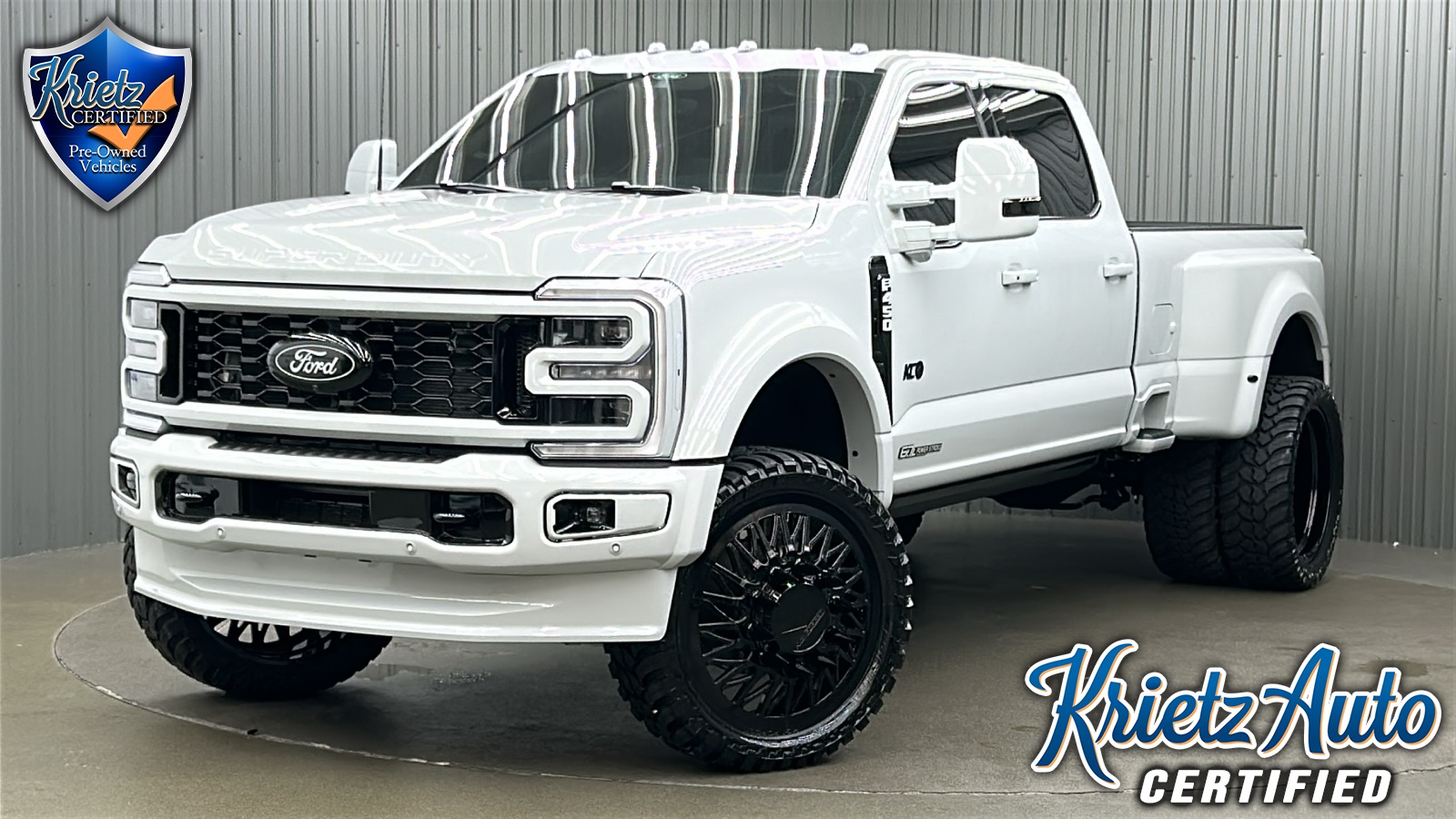 Lifted 2025 Ford F-450SD Platinum PLUS Long Bed w/ COLORMATCH, 773A & Moonroof