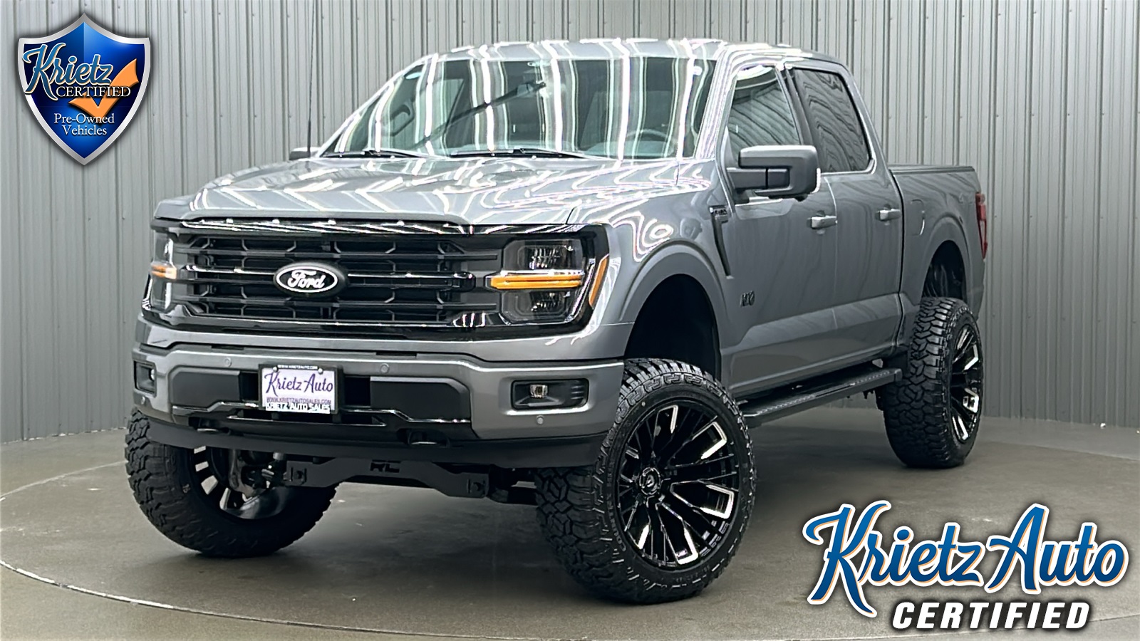 Lifted 2025 Ford F-150 XLT Black Package Short Bed w/ 302A