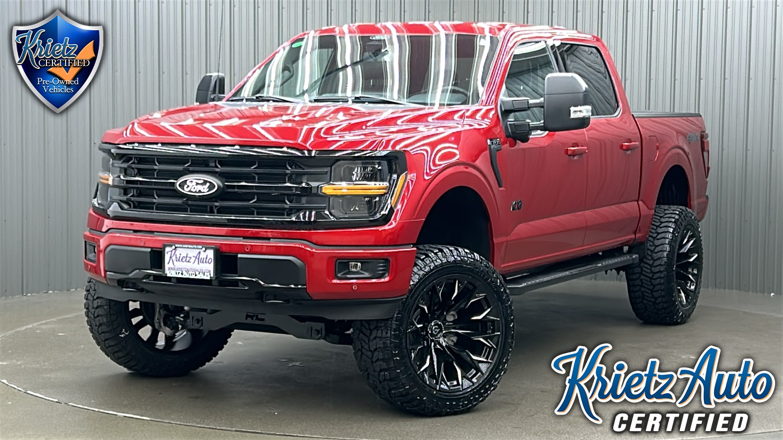 Lifted 2025 Ford F-150 XLT Black Package Short Bed w/ 302A