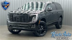 Lifted 2025 GMC Yukon XL Denali w/ COLORMATCH, Power Steps & Sunroof