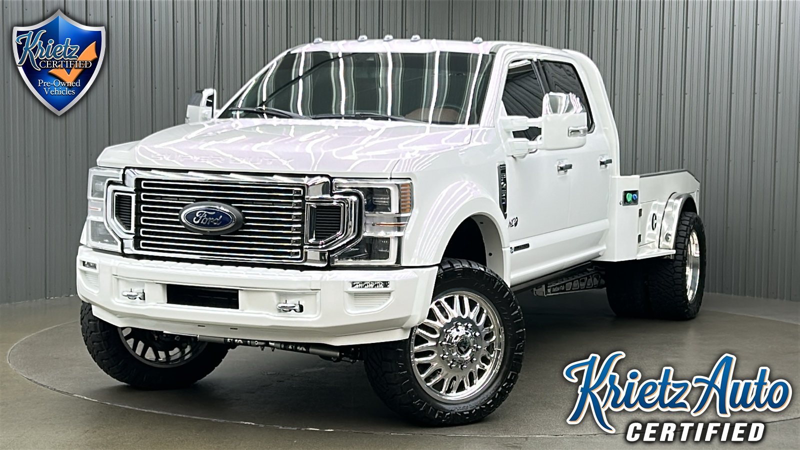 Lifted 2022 Ford F-450SD Platinum CM Truck Bed w/ 773A & Moonroof