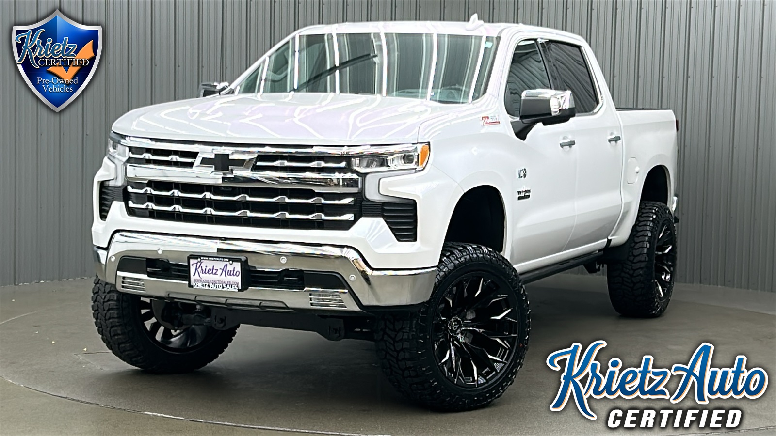 Lifted 2024 Chevrolet Silverado 1500 LTZ Plus Short Bed Z71 w/ Tech & Safety Pkgs