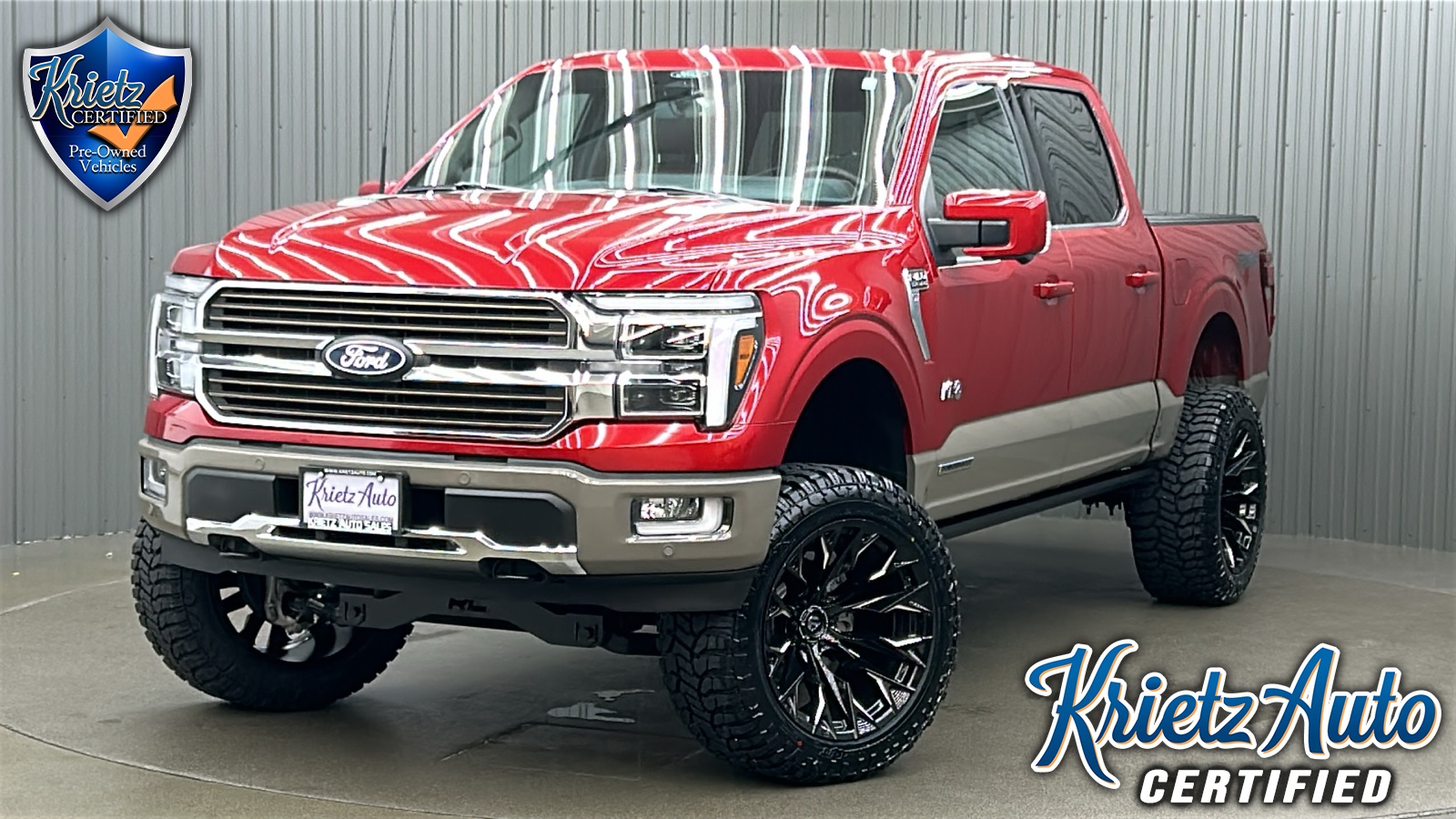 Lifted 2025 Ford F-150 King Ranch Short Bed FX4 w/ 601A & Moonroof