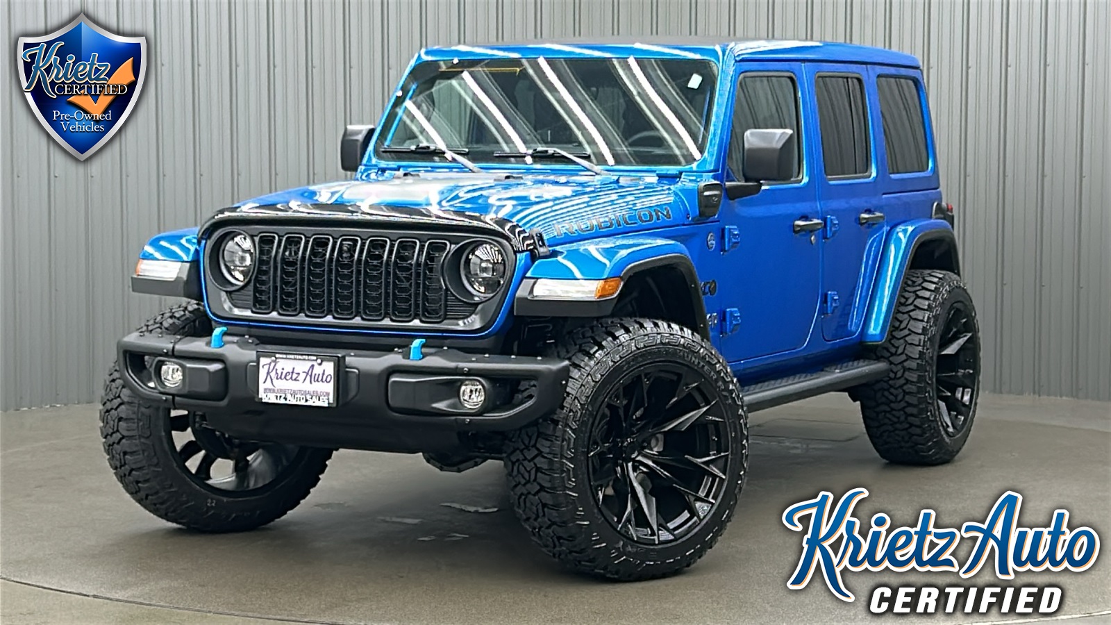 Lifted 2024 Jeep Wrangler Rubicon X 4xe w/ Sky Power Top