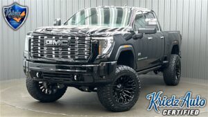 Lifted 2025 GMC Sierra 3500HD Denali Ultimate Short Bed w/ Tech & Sunroof